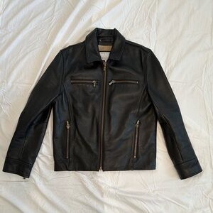 Men’s Wilson M Julian Black Leather Jacket